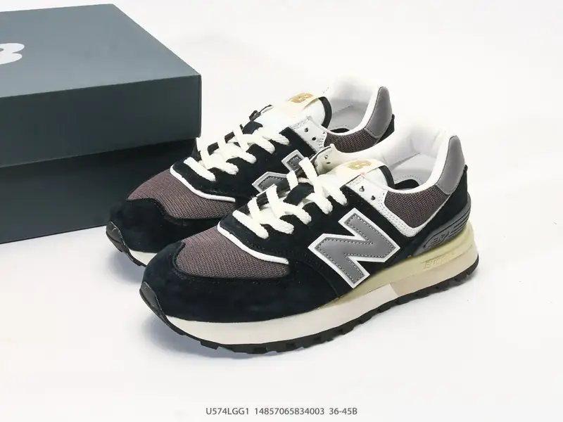 New Balance NB574 低帮复古休闲慢跑鞋 #毛边牛仔面料 ENCAP缓震 U574LGG1 #14857065834003
